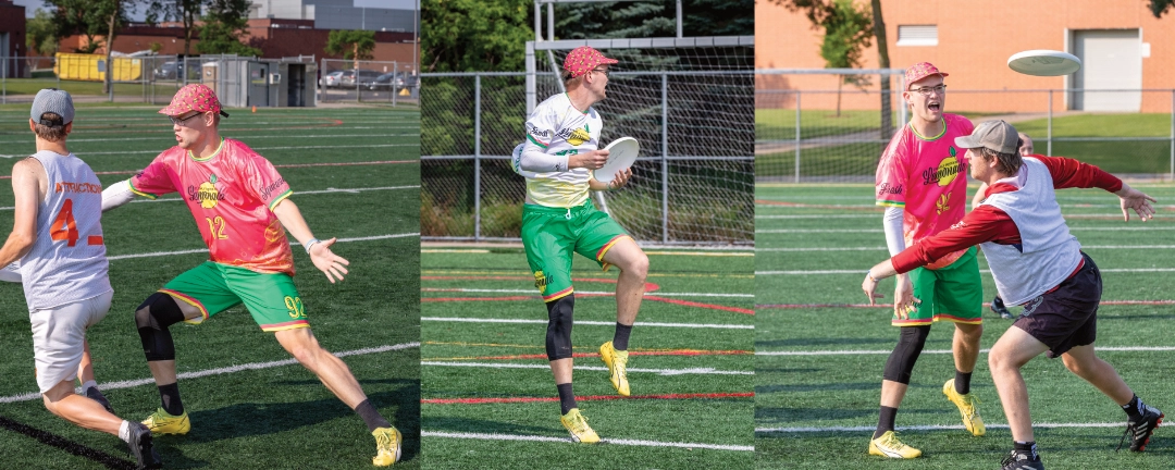 action frisbee shots!